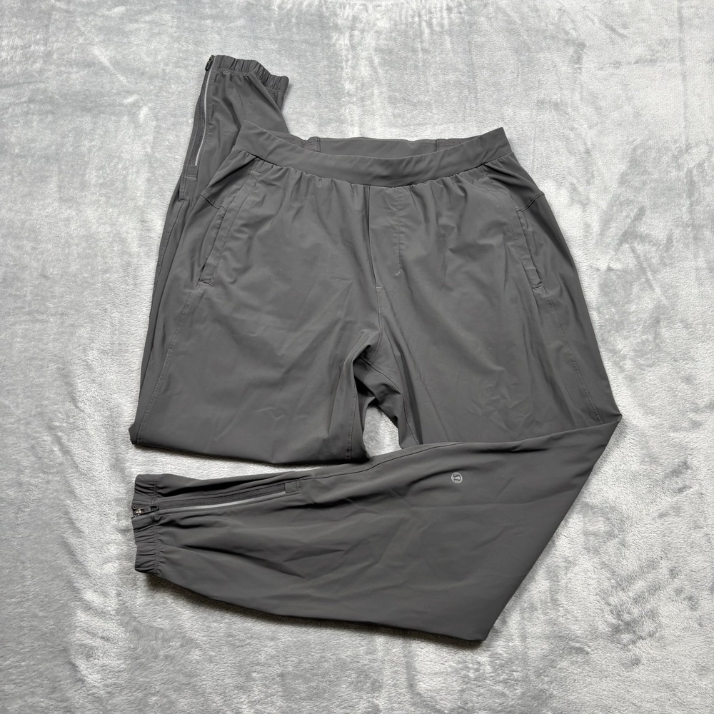 Lululemon Surge Jogger 29" Mens Size Medium Charcoal Lightweight Ankle Zip